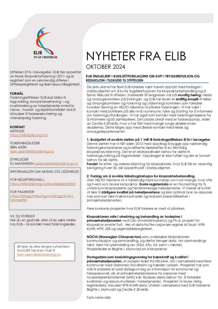 Nyheter fra ELIB oktober 2024 pdf - side 1